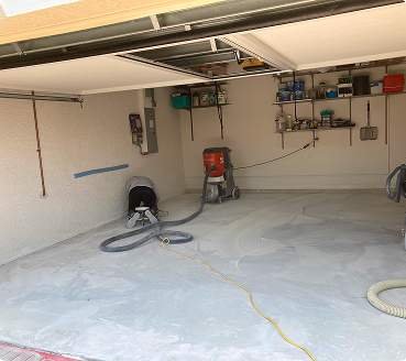 Before Polyaspartic Floor Coating